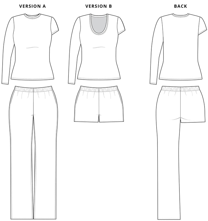Pattern Scout Pdf Patterns PDF Pattern - Comfi Lounge Tee + Pants Set | Pattern Scout – MaaiDesign ...