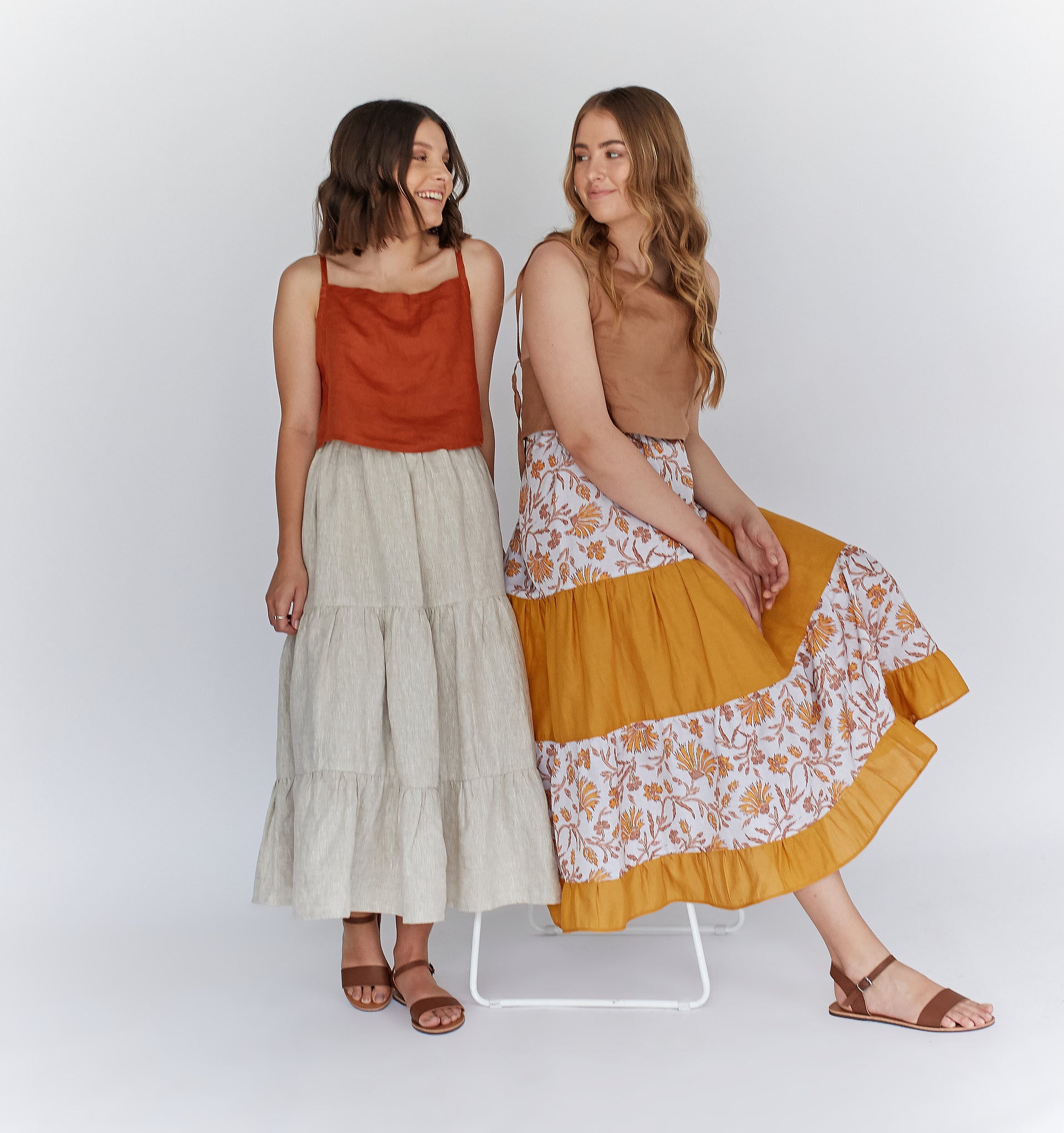 Fawn Skirt Set Sewing Pattern Common Stitch – MaaiDesign Fabrics - Main Image