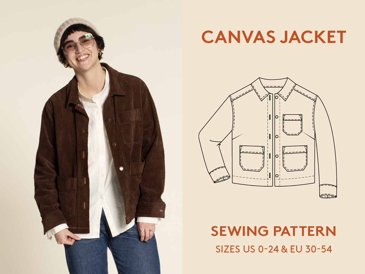 Canvas Jacket - Sewing Pattern | Wardrobe By Me