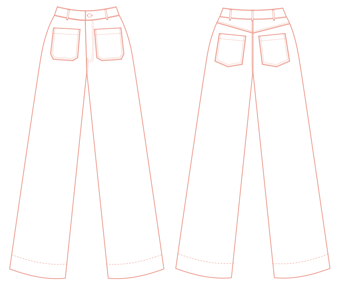PDF Pattern - Heidi Pants | Sewing Patterns by Masin