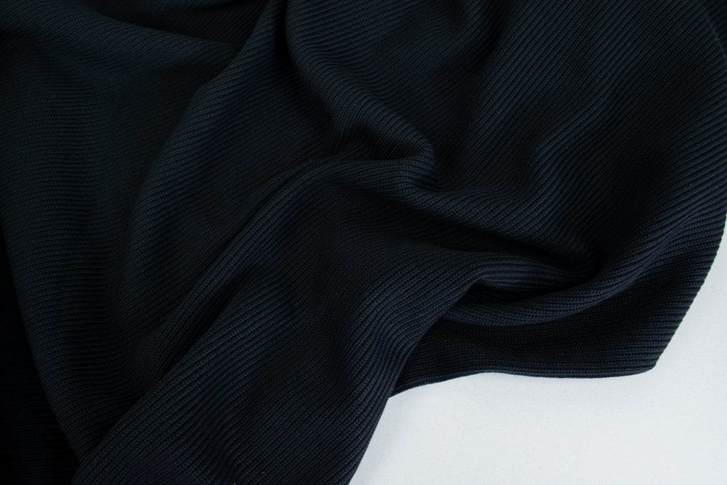 Chunky Cotton Knit - Black