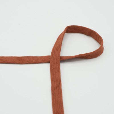 Flat Drawstring Cord - Terracotta