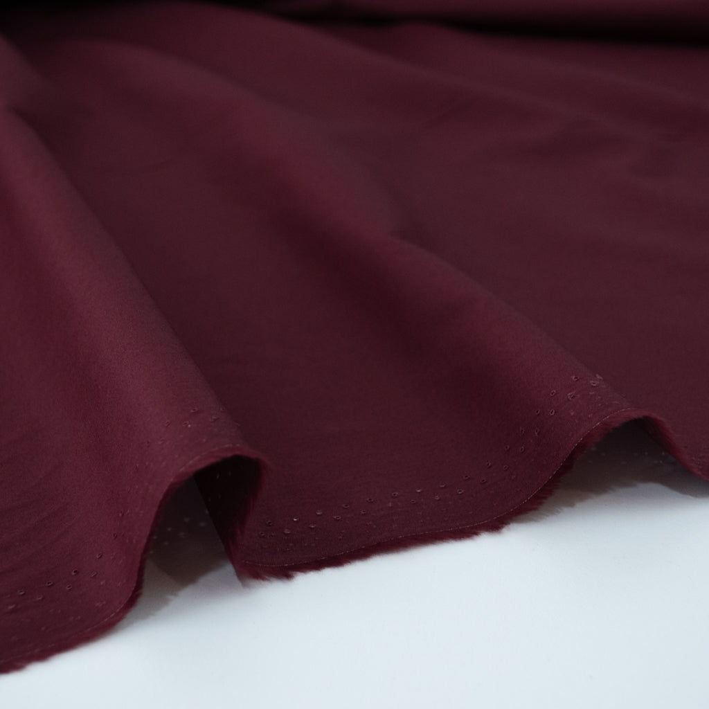 Cotton Poplin - Bordeaux