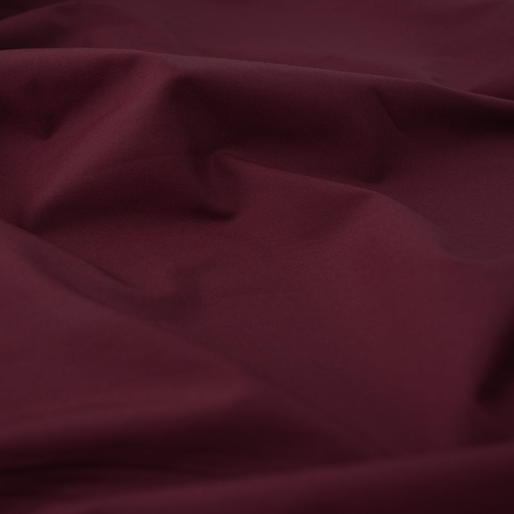 Cotton Poplin - Bordeaux