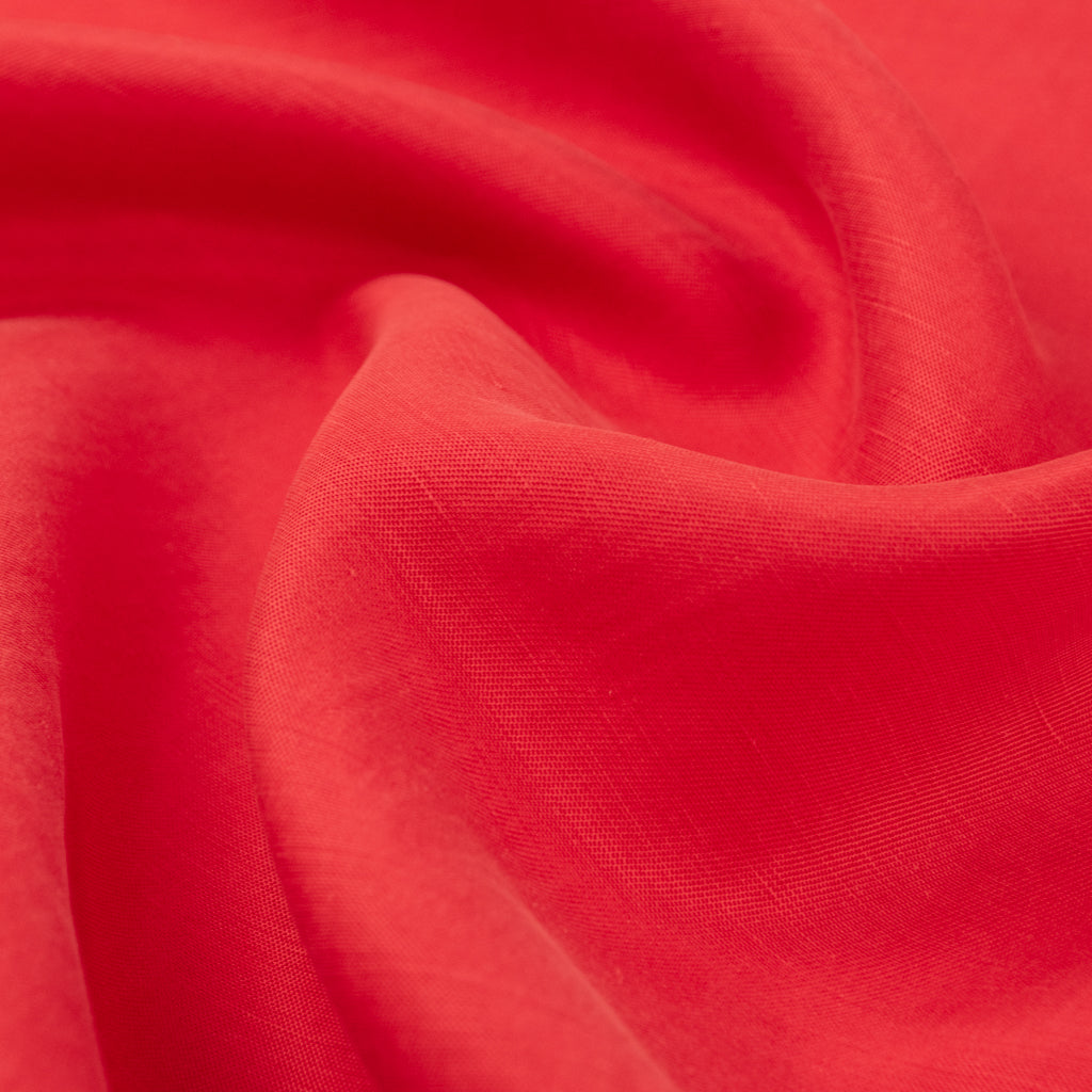 Cupro Linen Tencel - Crimson Red