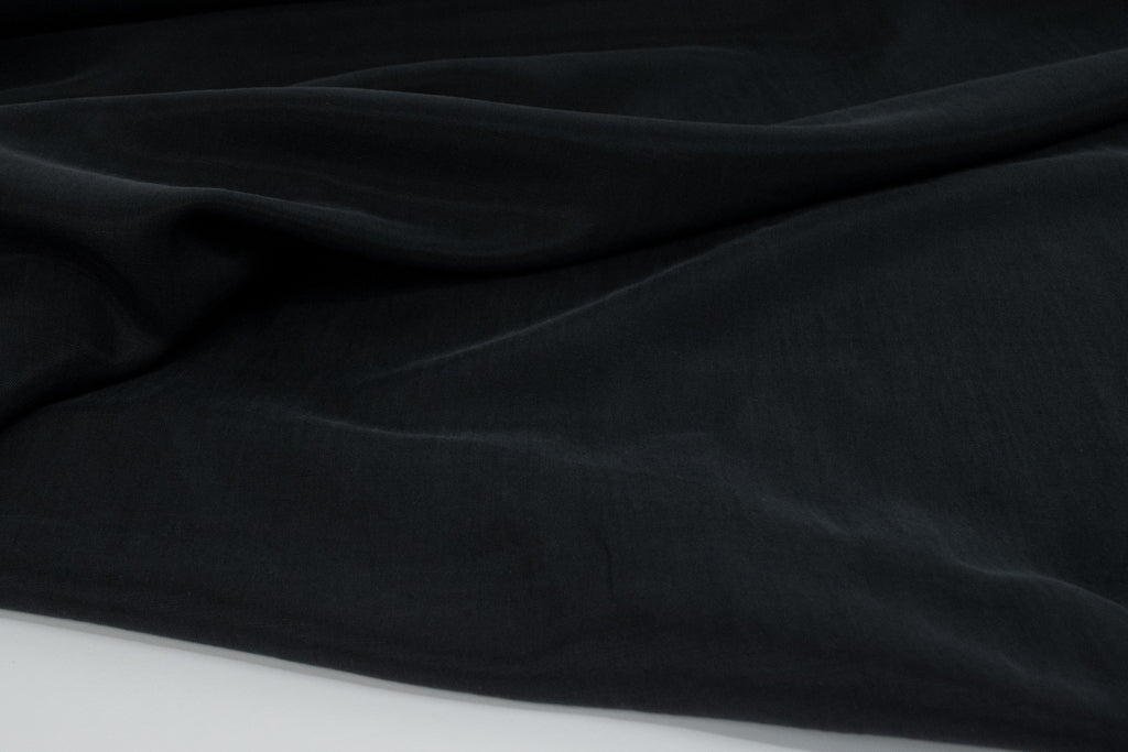 Cupro Linen Tencel - Black