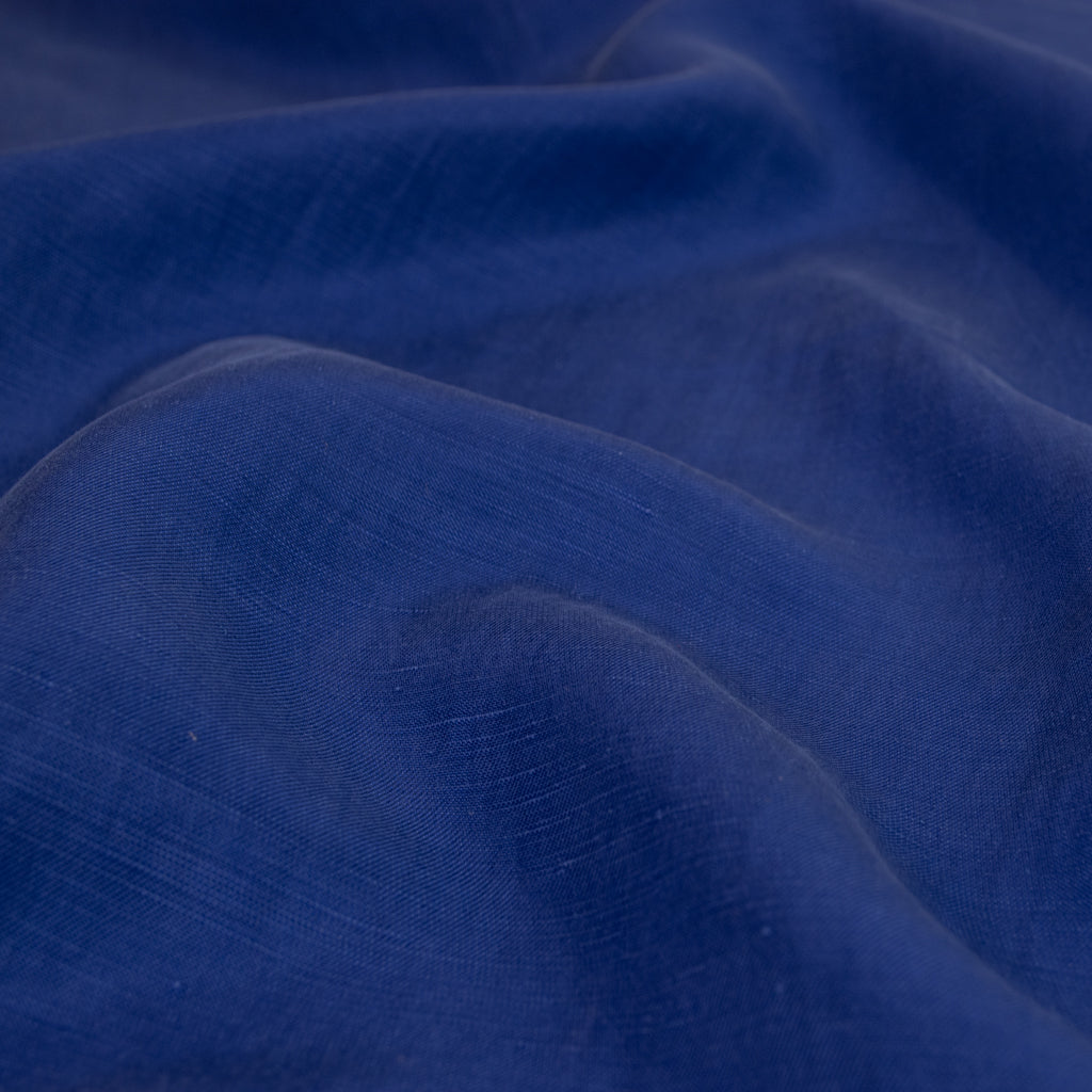 Cupro Linen Tencel - Cobalt