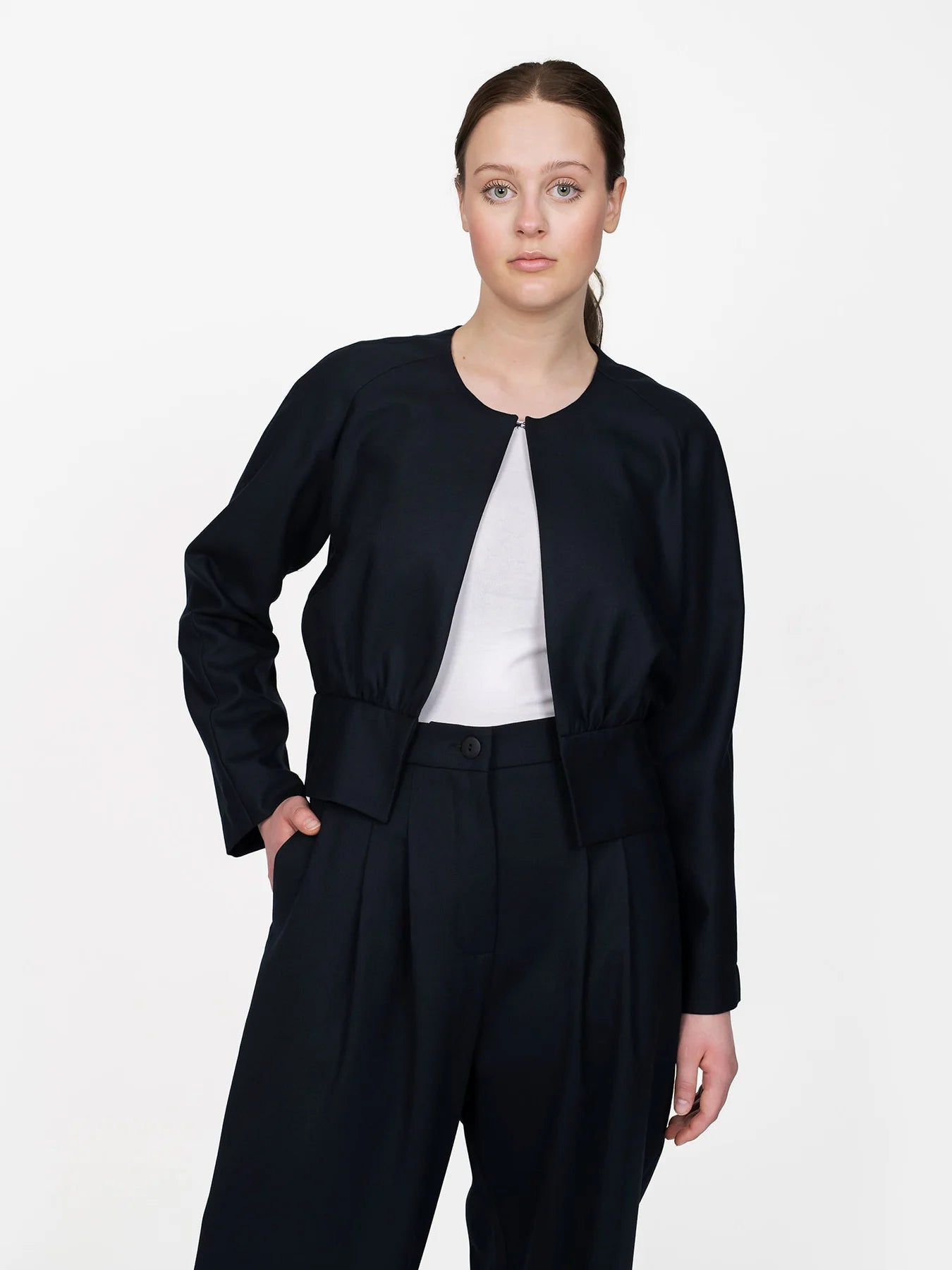 Assembly Line Jacket Pattern Cropped Jacket - Sewing Pattern | The Assembly Line – MaaiDesign Fabrics