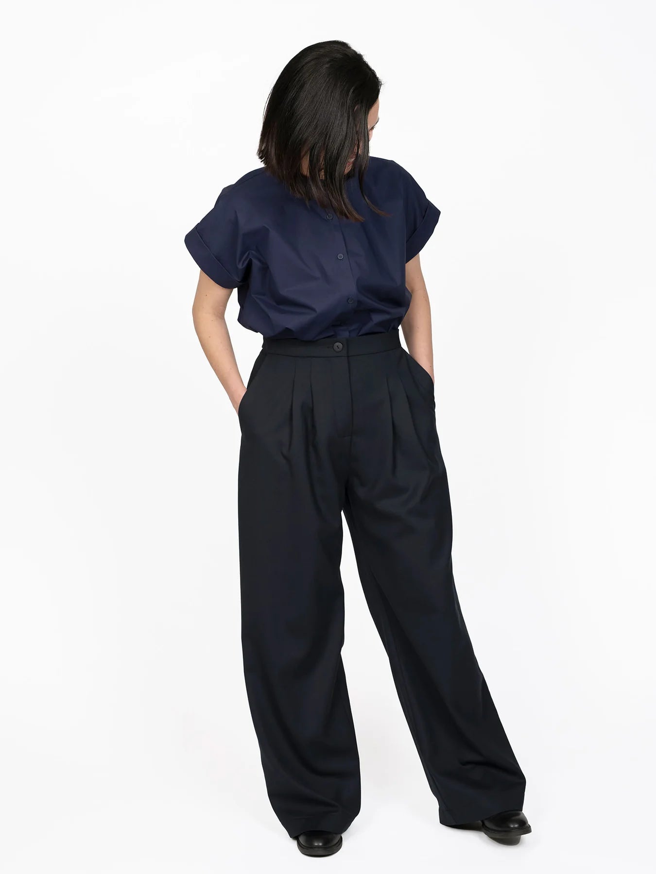 High Waisted Trousers - Sewing Pattern | The Assembly Line
