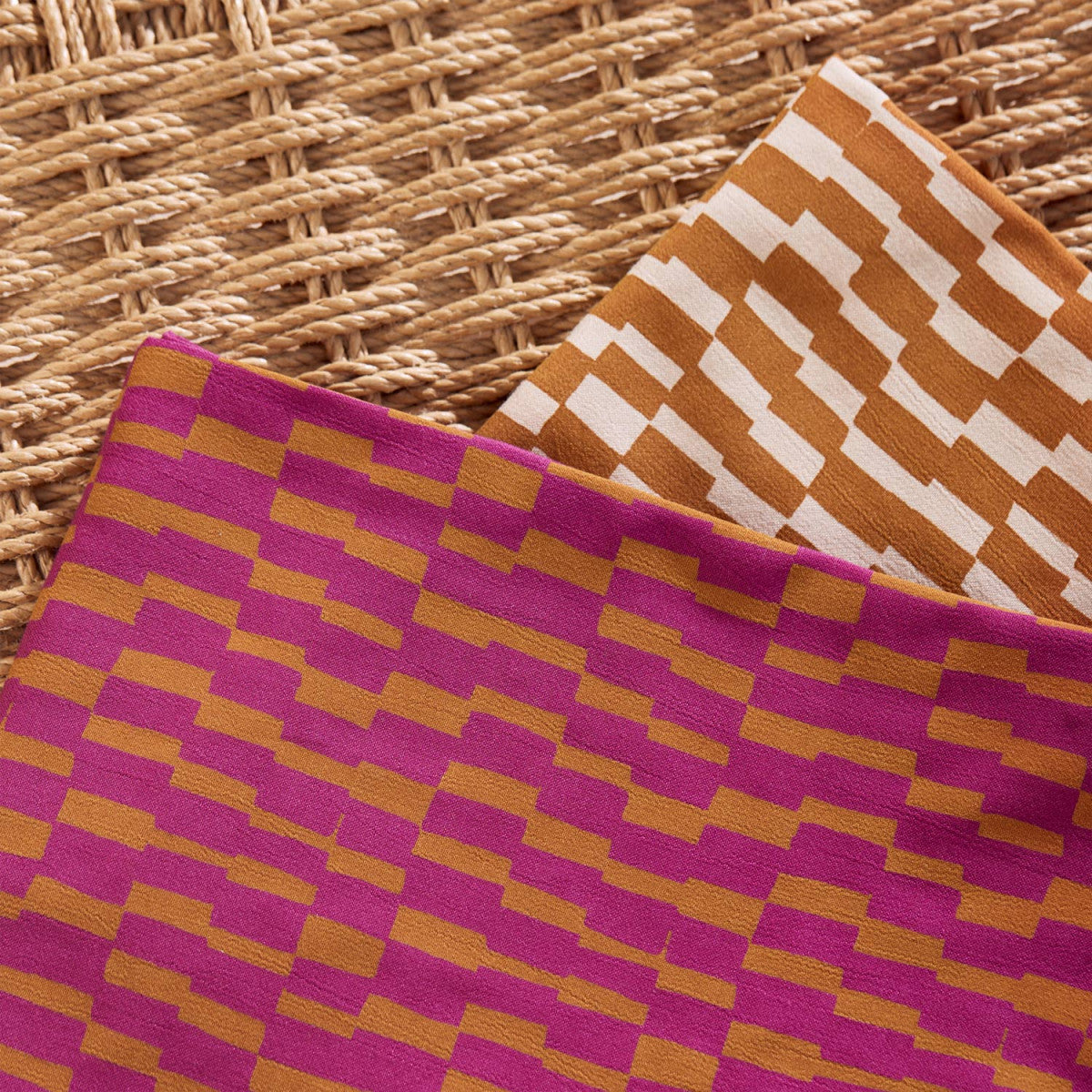 Atelier Brunette - Domino Ochre - Kelsey Viscose Crepe