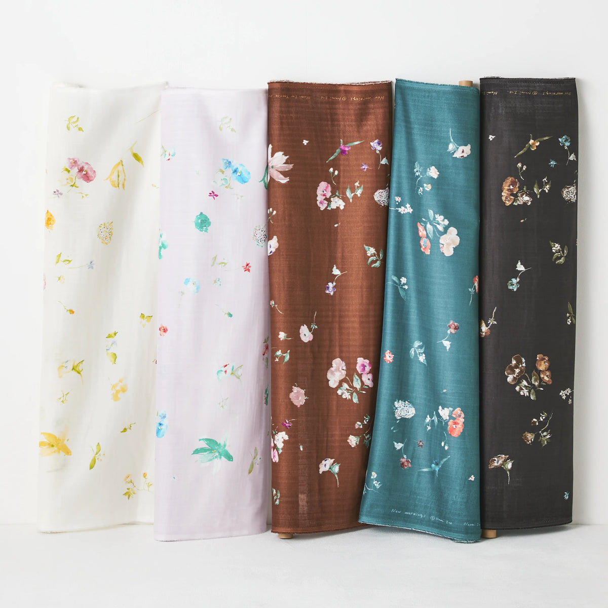 Nani Iro New Morning - Organic Double Gauze - Black