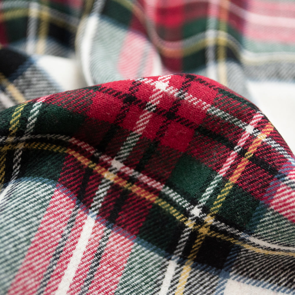 Cosy Cotton Flannel - Red &amp; Green
