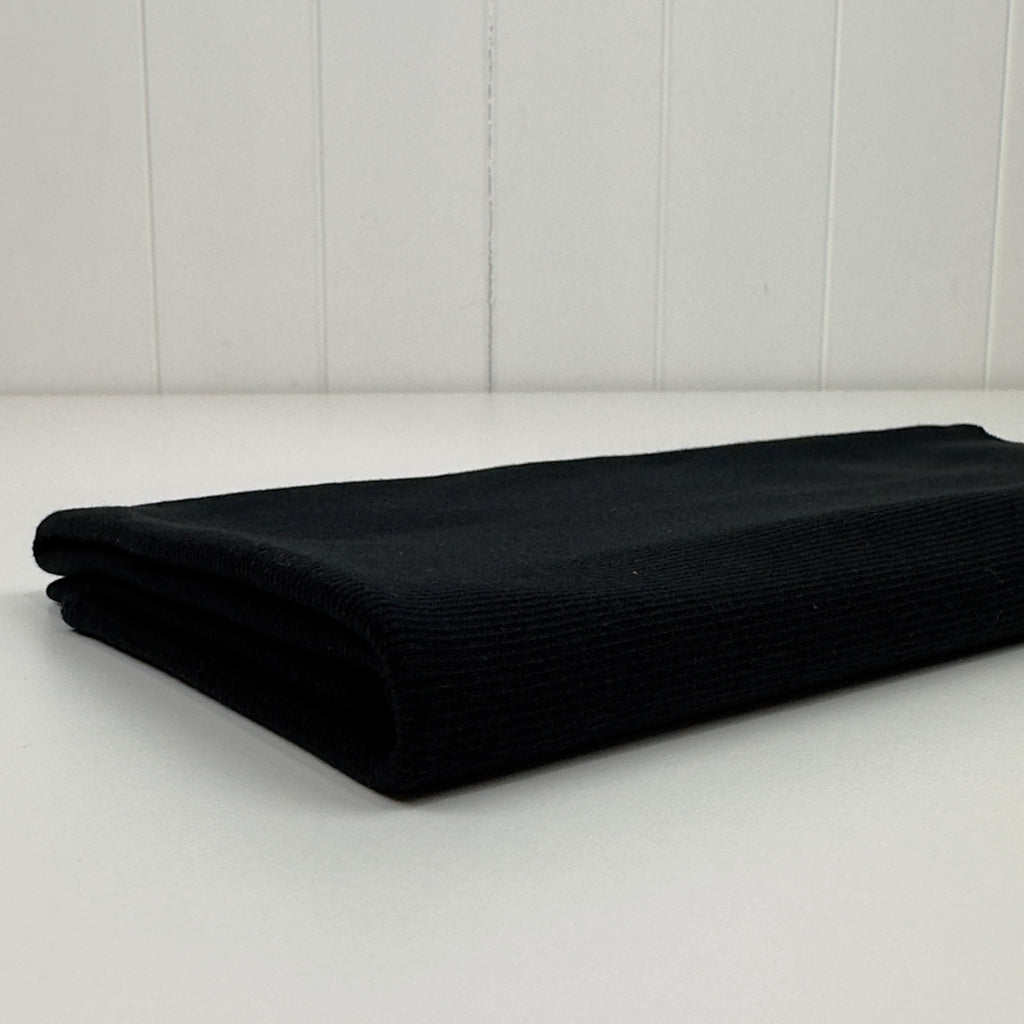 Good Earth Cotton® - Ribbing - Black