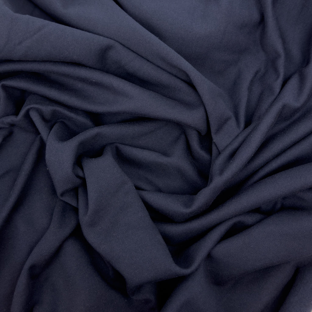 Good Earth Cotton® - Heavy Brushed Sweater Knit - Indigo Blue