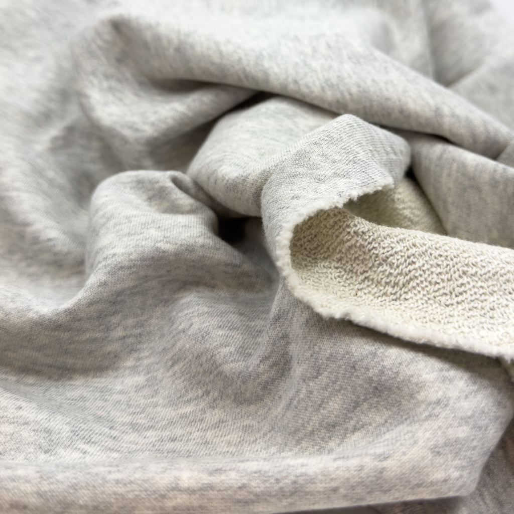 Greige Marle Organic French Terry - Grey Marle - 50cm piece – MaaiDesign Fabrics