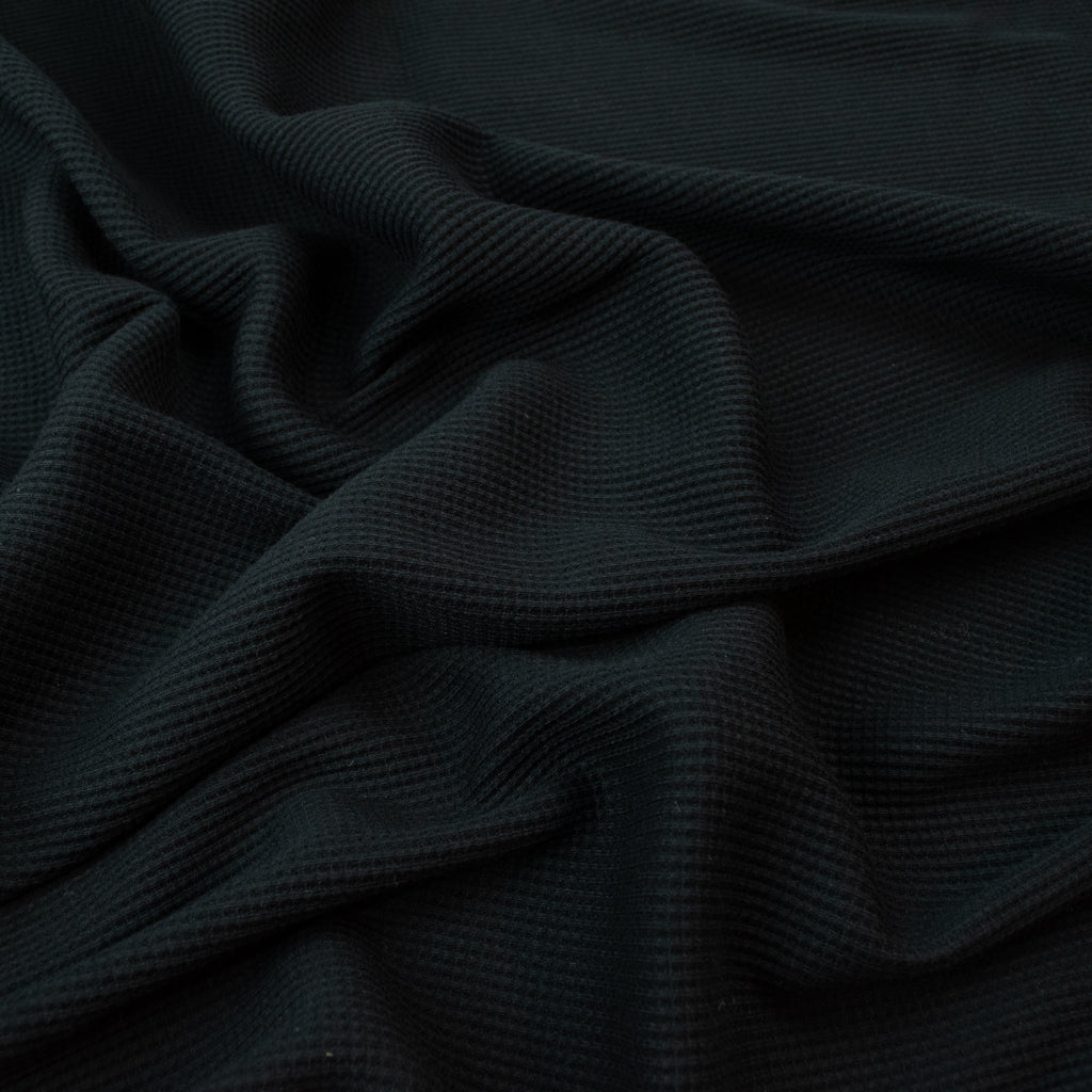 Australian Good Earth Cotton® - Waffle Knit - Black