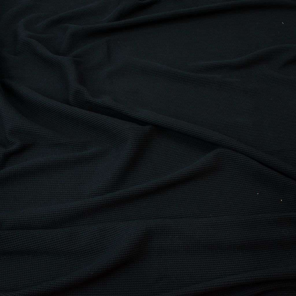 Australian Good Earth Cotton® - Waffle Knit - Black