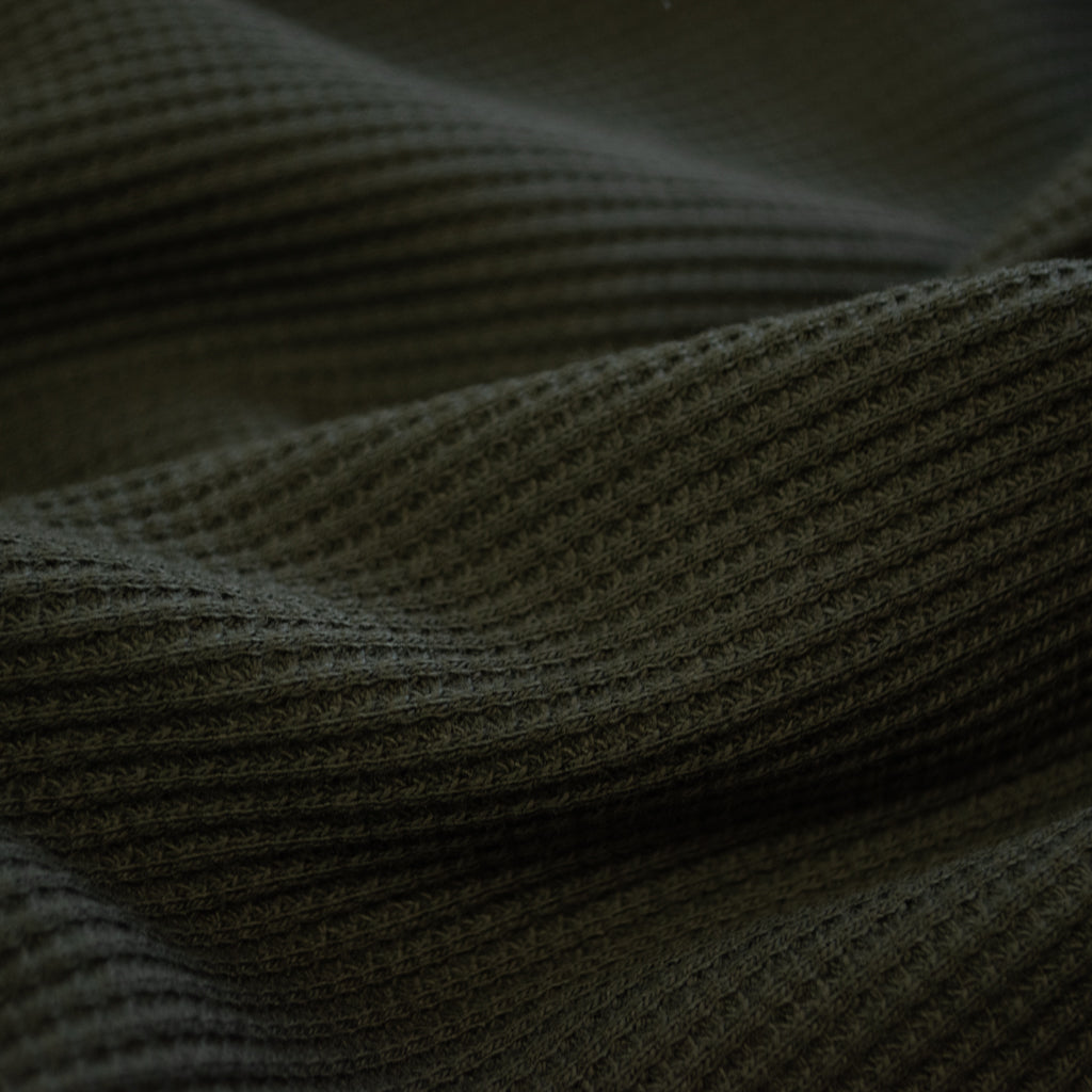 Australian Good Earth Cotton® - Waffle Knit - Forest