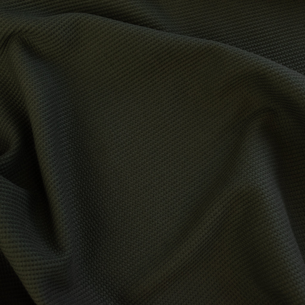 Australian Good Earth Cotton® - Waffle Knit - Forest