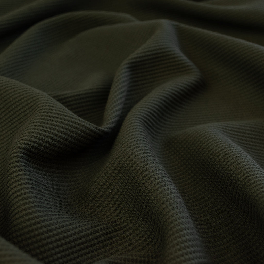 Australian Good Earth Cotton® - Waffle Knit - Forest