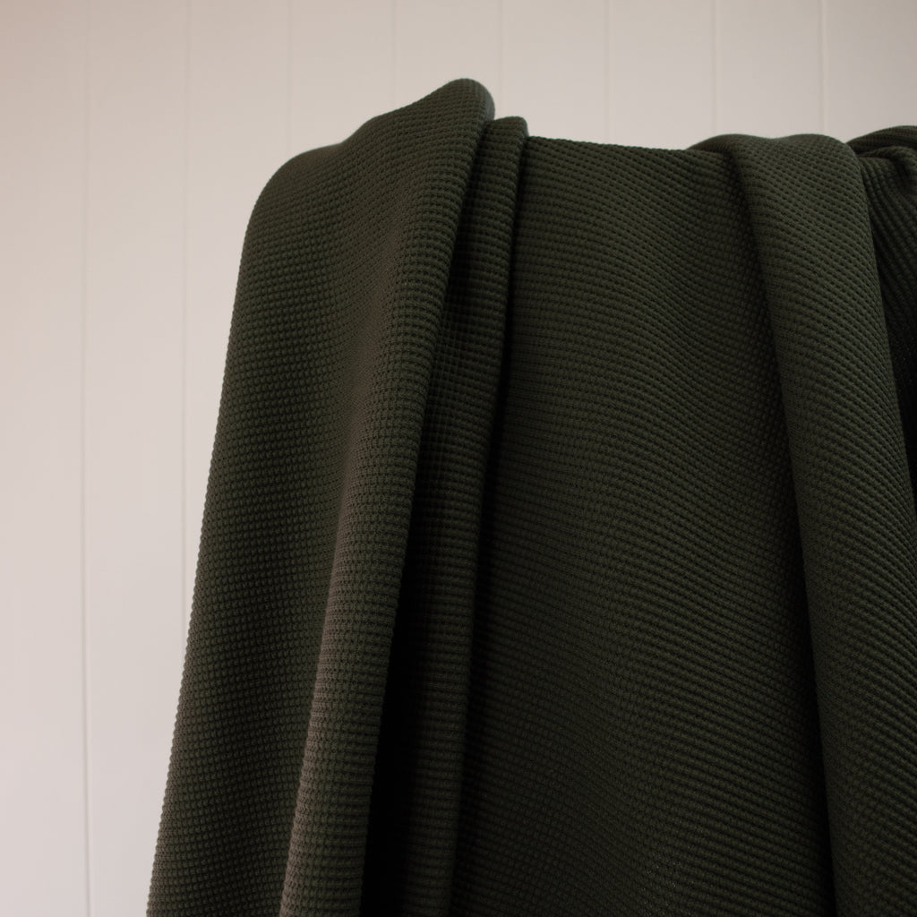 Australian Good Earth Cotton® - Waffle Knit - Forest