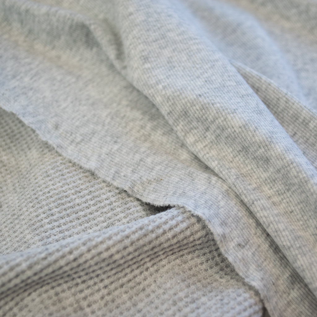 Australian Good Earth Cotton® - Waffle Knit - Grey Marle