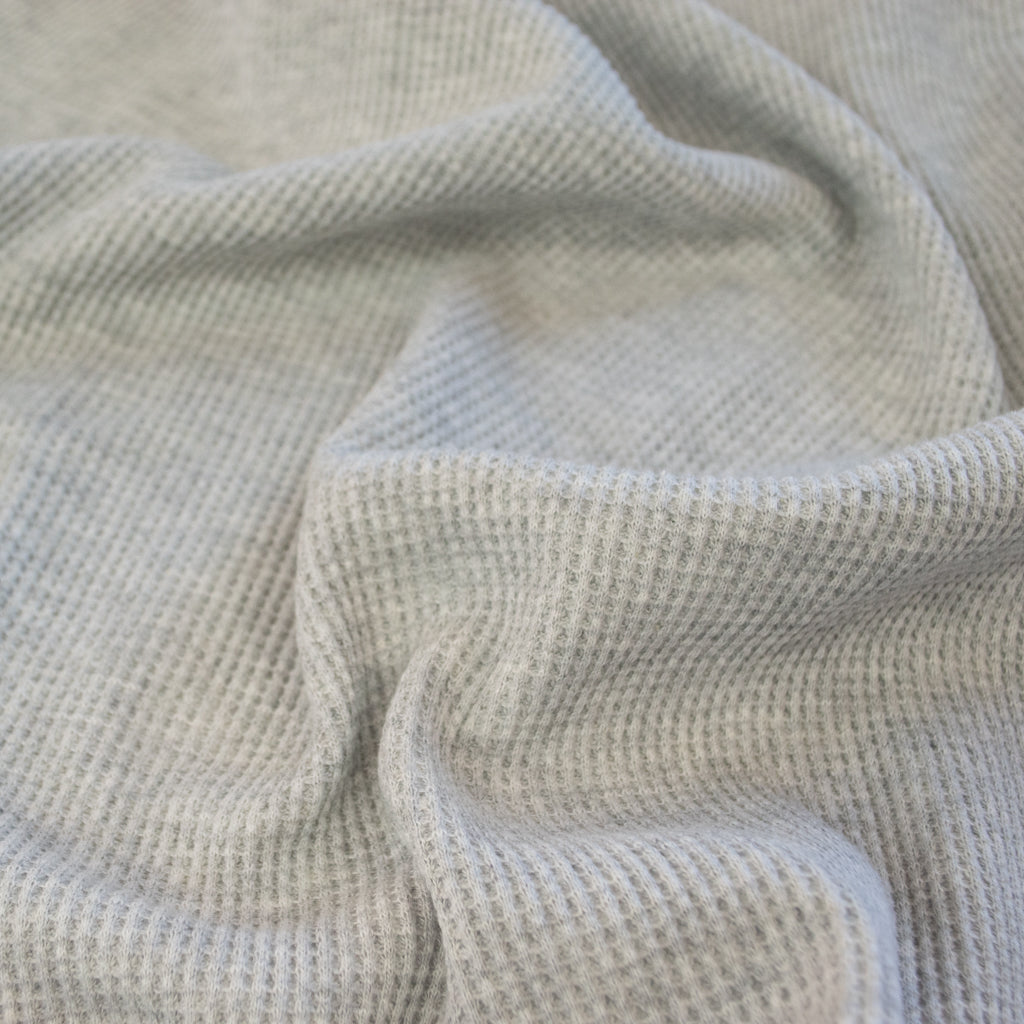 Australian Good Earth Cotton® - Waffle Knit - Grey Marle