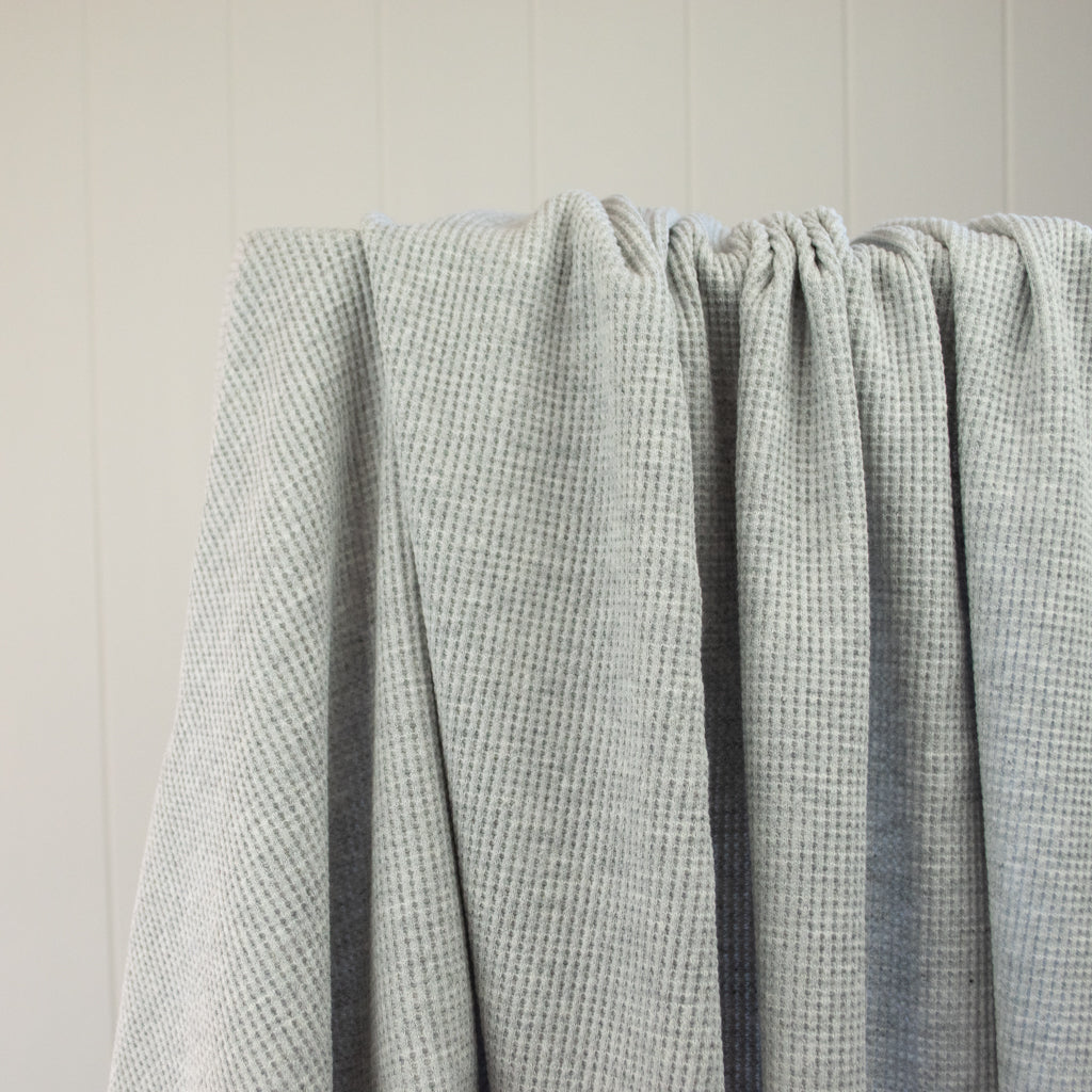 Australian Good Earth Cotton® - Waffle Knit - Grey Marle
