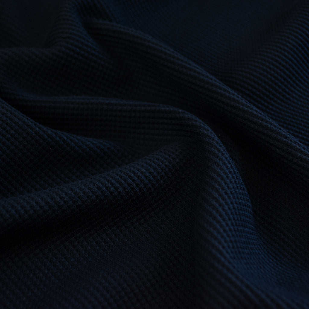 Australian Good Earth Cotton® - Waffle Knit - Indigo