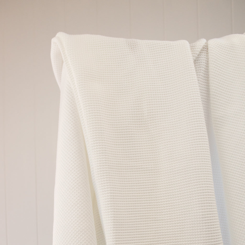 Australian Good Earth Cotton® - Waffle Knit - Off-White