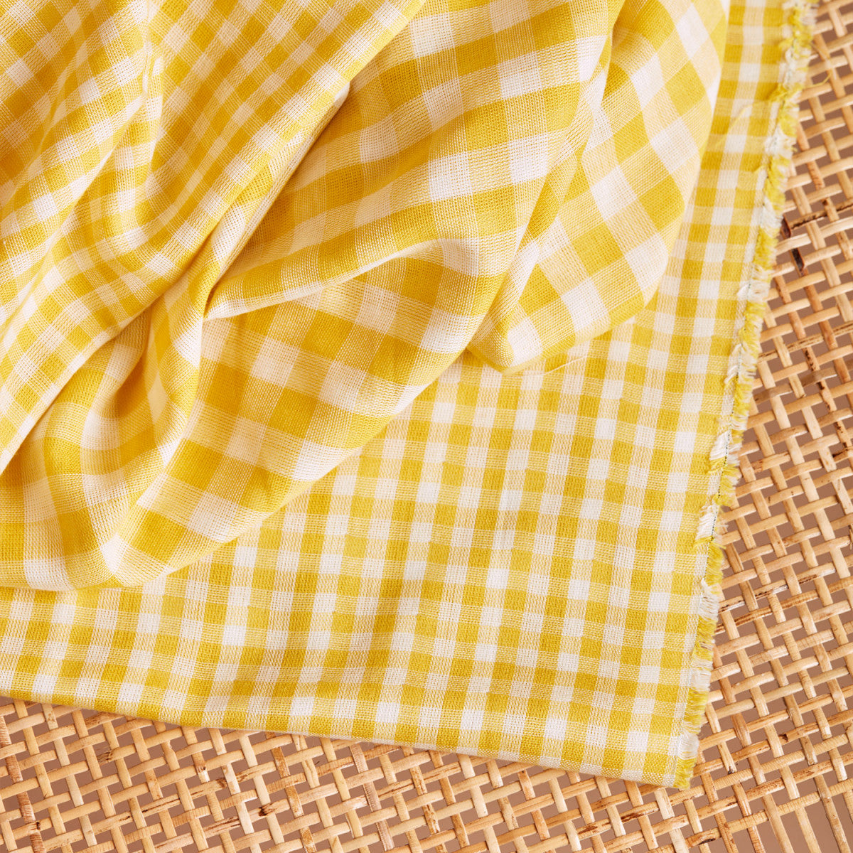 Gingham Double Gauze - Atelier Brunette - Lemon