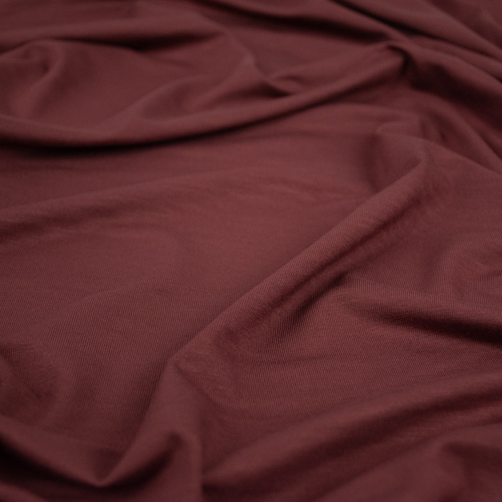Heavy Bamboo Jersey - Rosewood