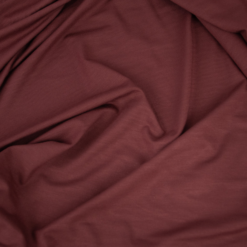 Heavy Bamboo Jersey - Rosewood