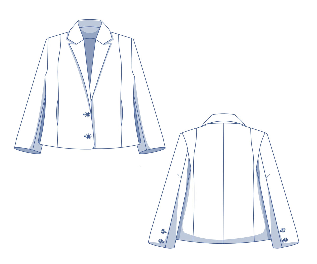 PDF Pattern - Herman Blazer | Fibre Mood