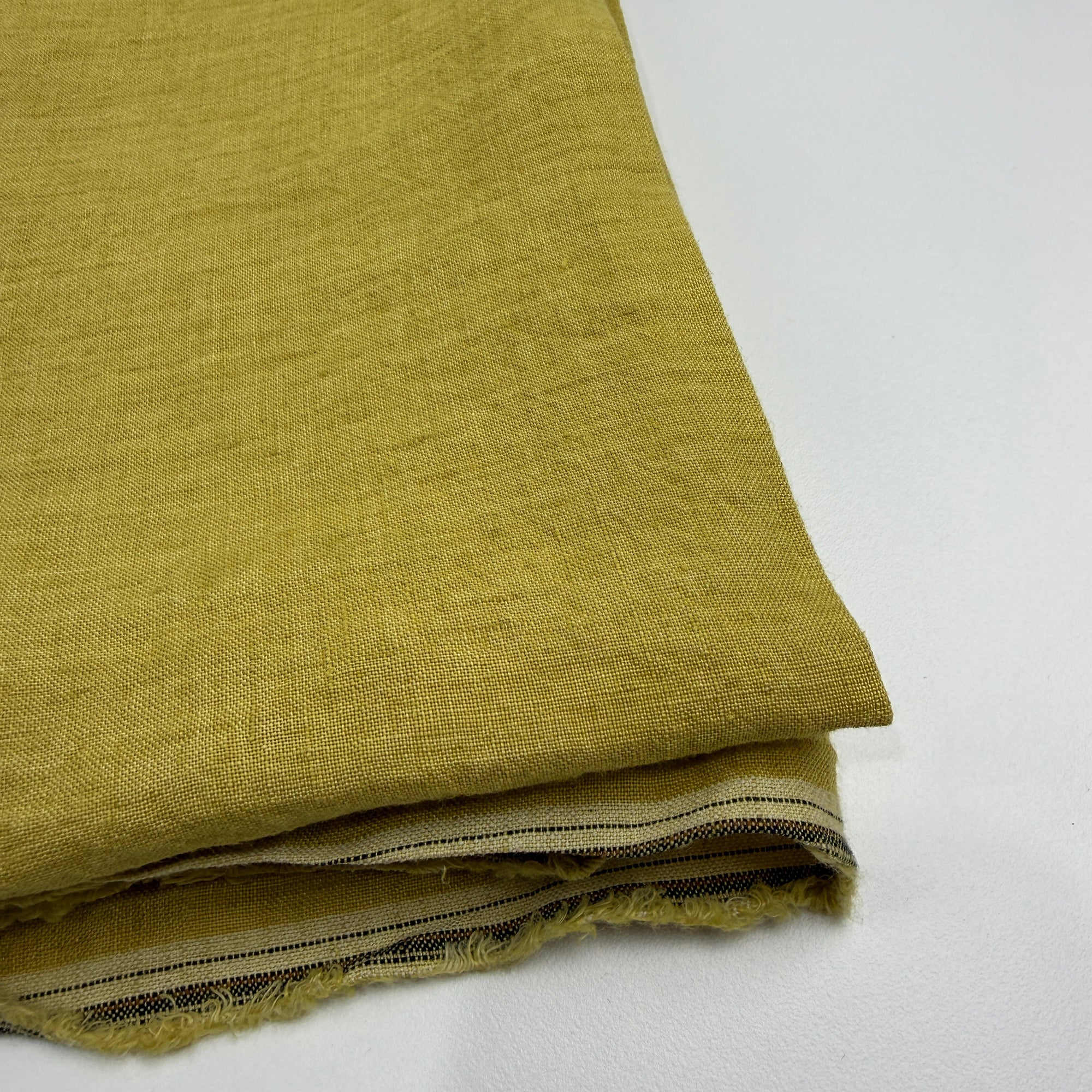 Washed Linen - Light Chartreuse - 150cm piece