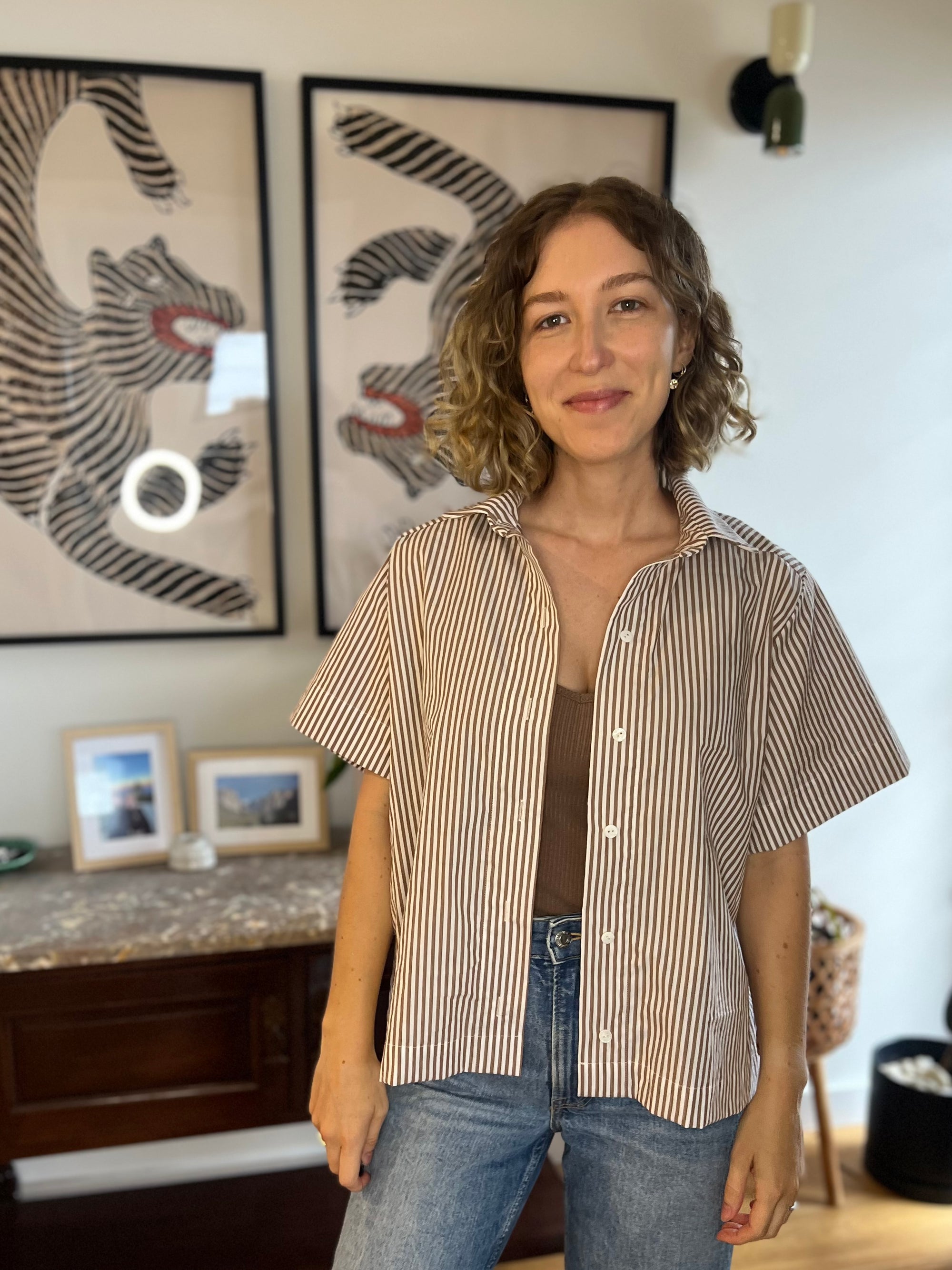 PDF Pattern - Calla Shirt | Elle Stitch