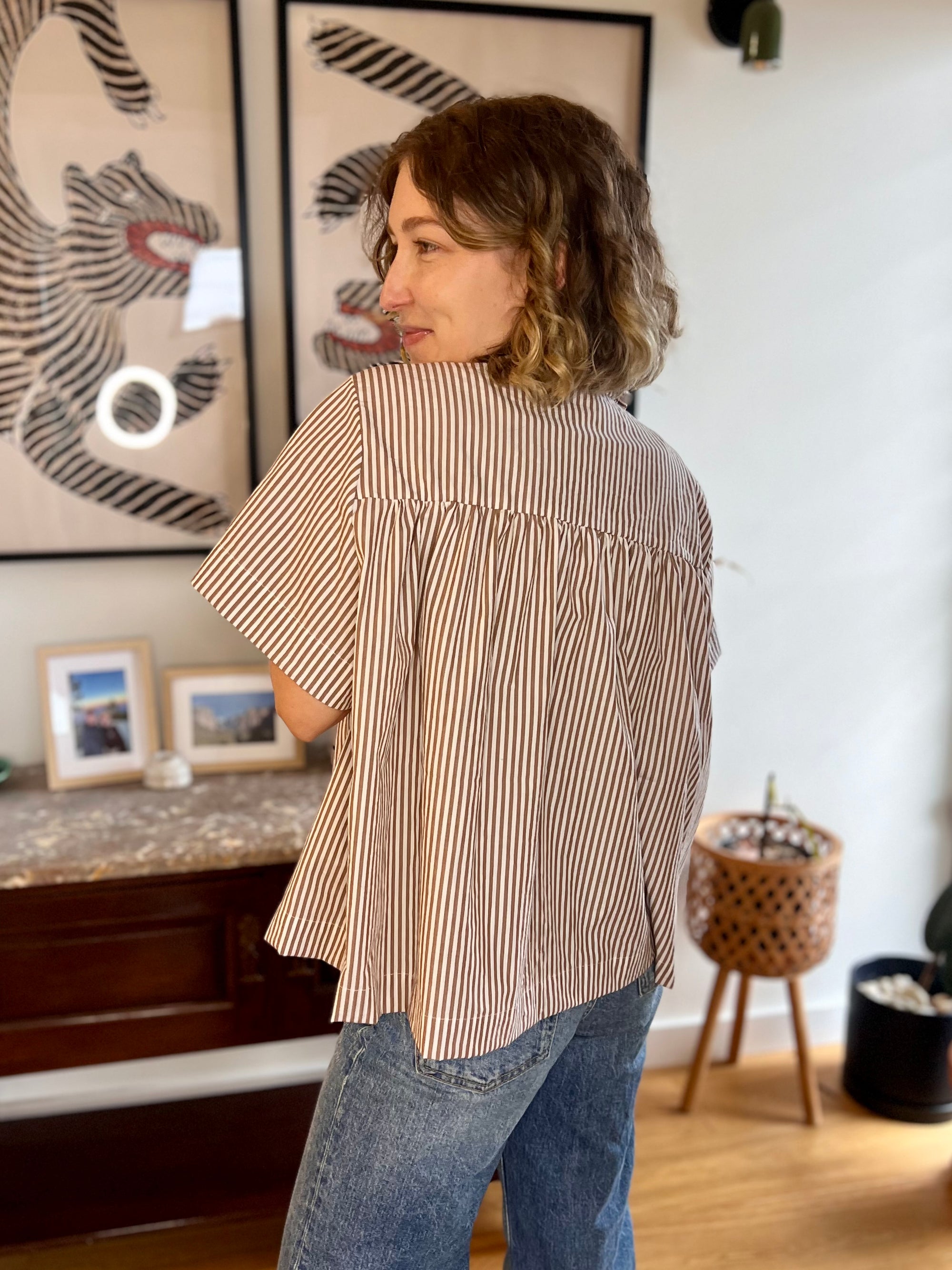 PDF Pattern - Calla Shirt | Elle Stitch