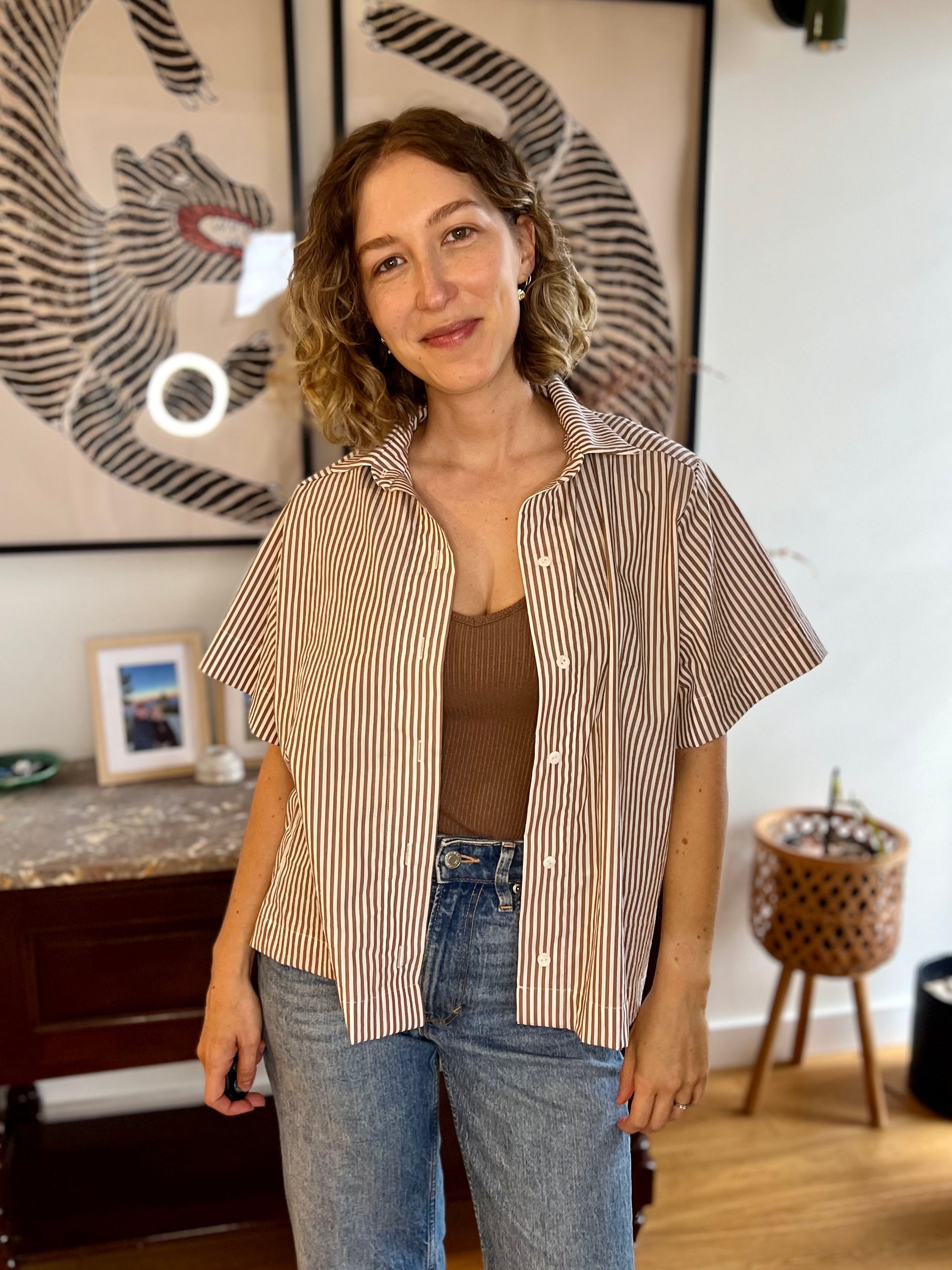 PDF Pattern - Calla Shirt | Elle Stitch