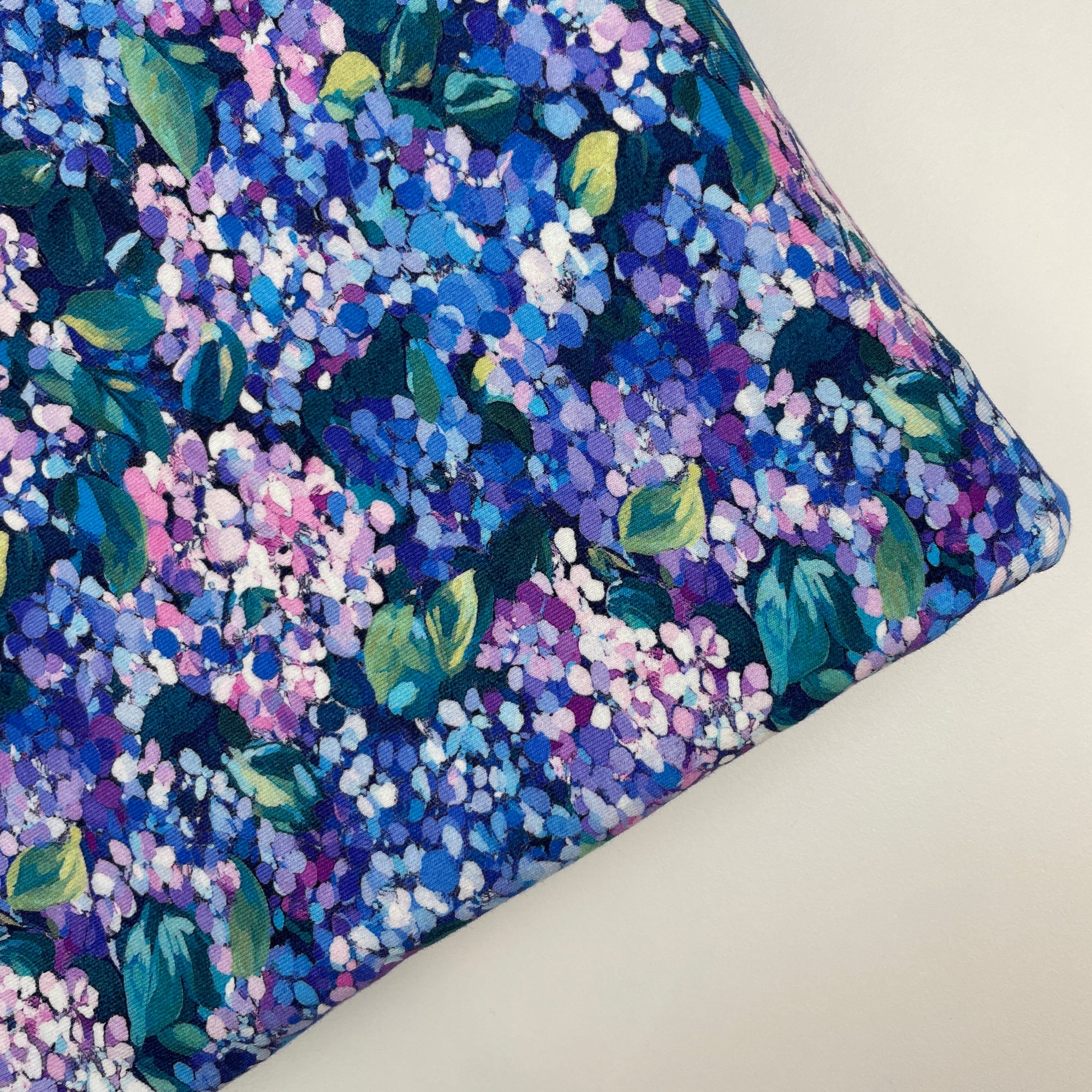 Johanna Ralph | Hydrangea Haze | Cotton Jersey - Bright - 170cm piece