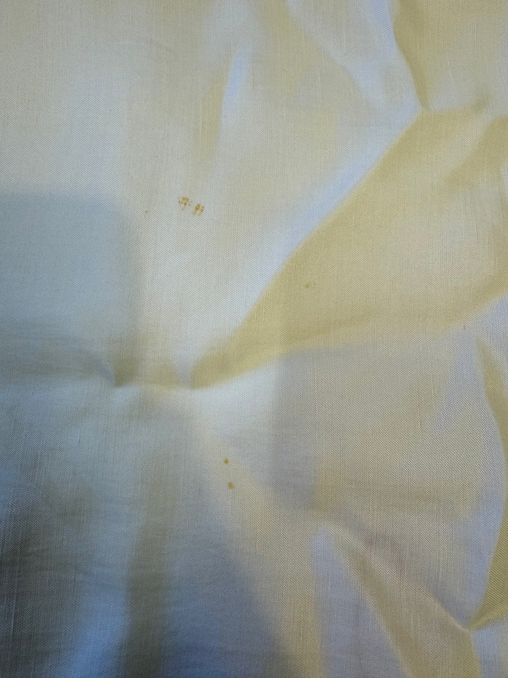 Cupro Linen Tencel - Off White - 156cm piece with fault