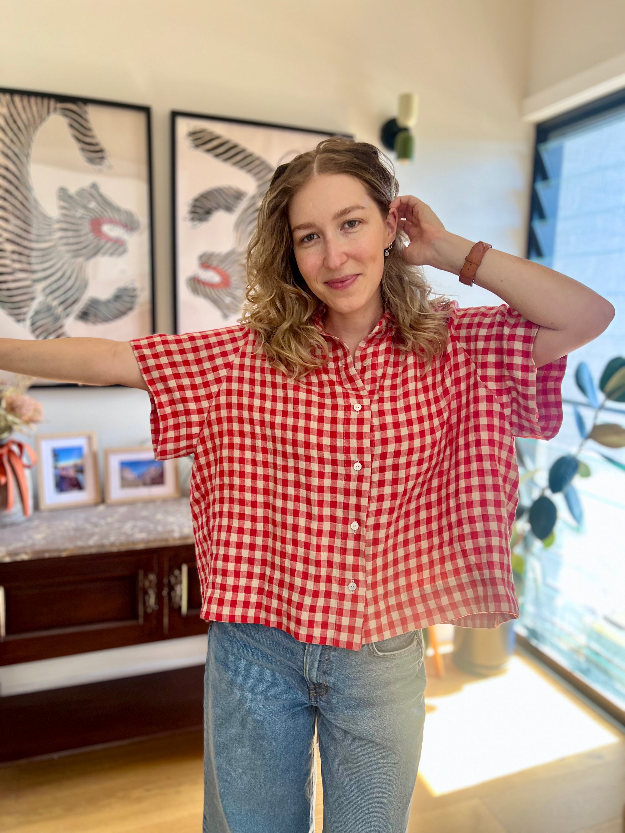 PDF Pattern - Calla Shirt | Elle Stitch