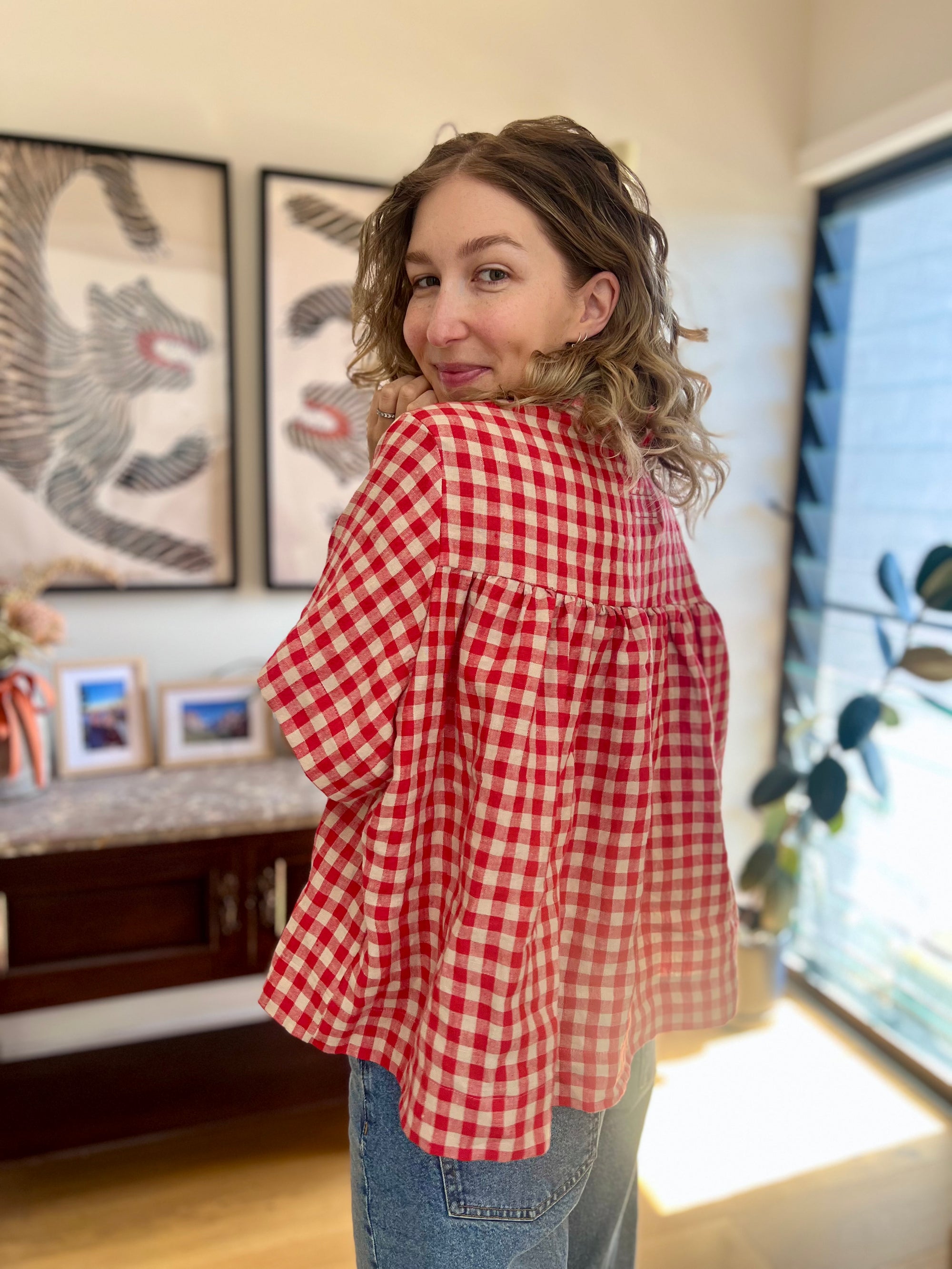 PDF Pattern - Calla Shirt | Elle Stitch
