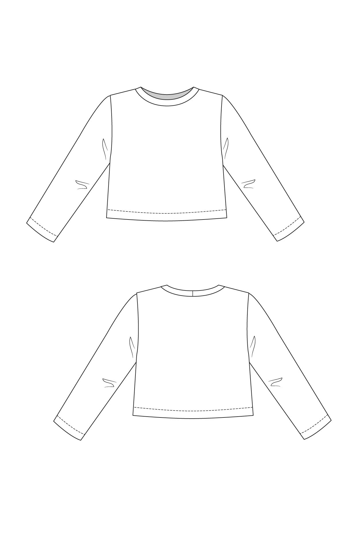 PDF Pattern - Inari Dress & Crop Tee | Named Clothing