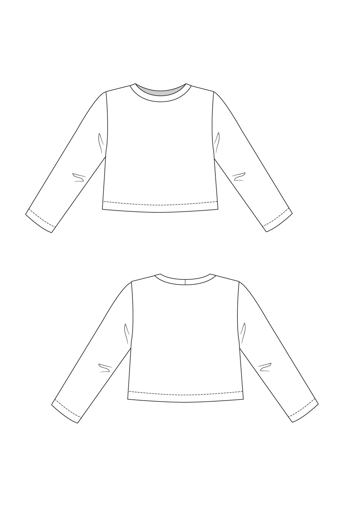 PDF Pattern - Inari Dress &amp; Crop Tee | Named Clothing