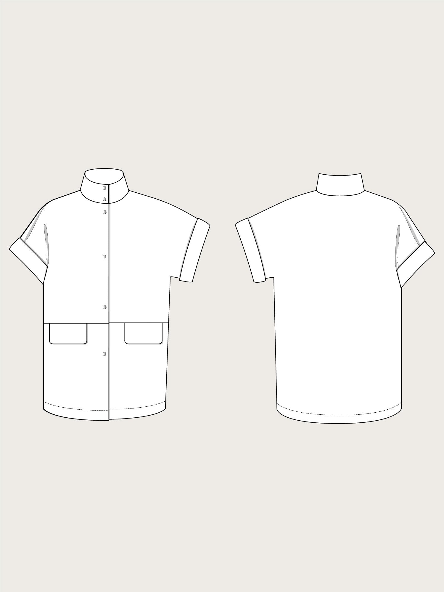 Cap Sleeve Vest - Sewing Pattern | The Assembly Line