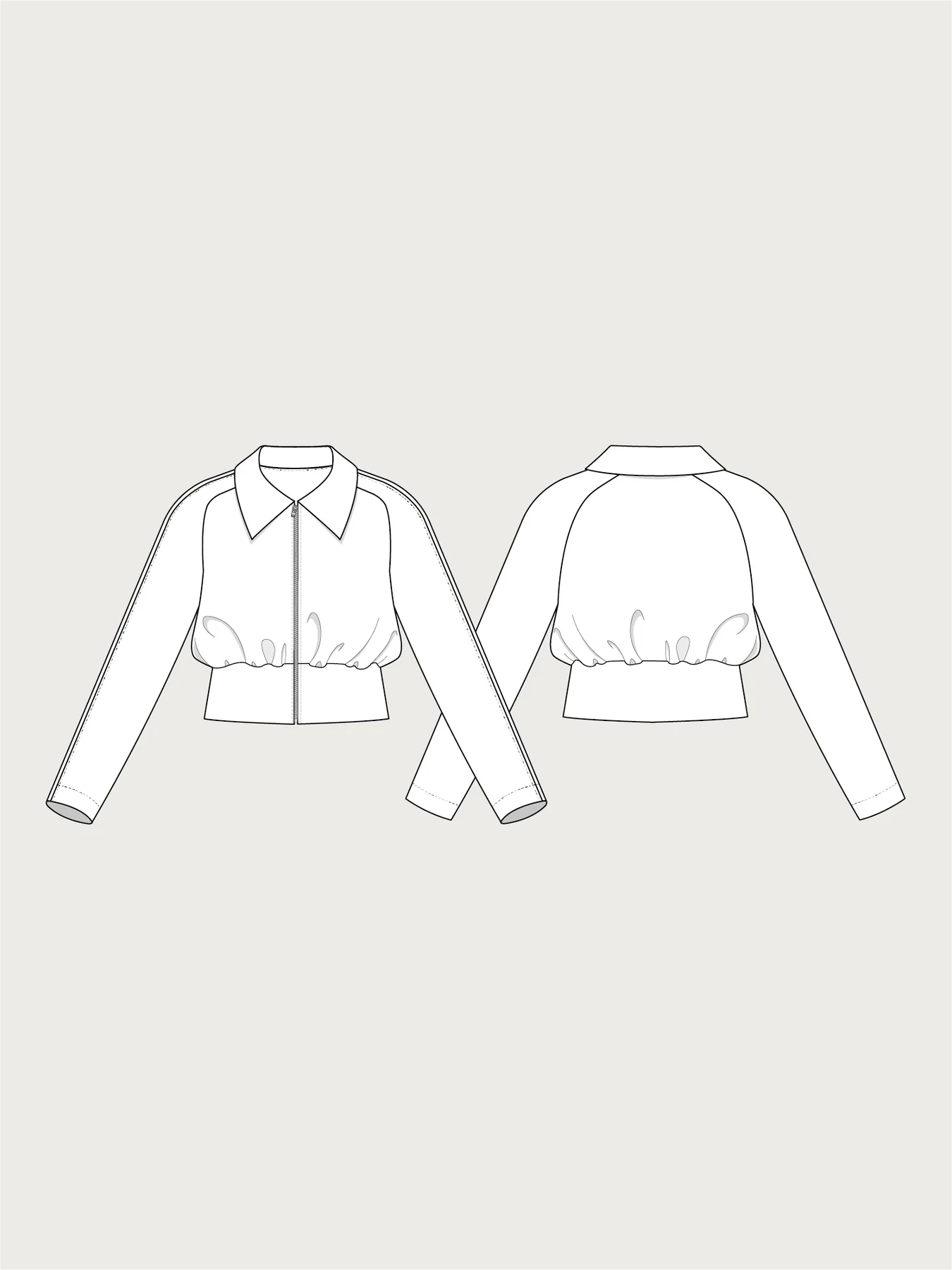 Cropped Jacket - Sewing Pattern | The Assembly Line