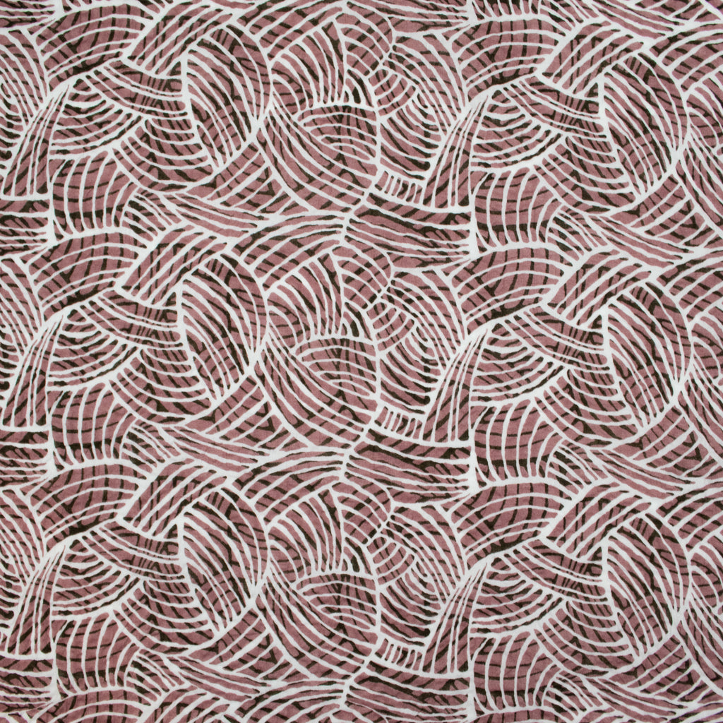 Japanese Crinkle Cotton - Waves - Pink