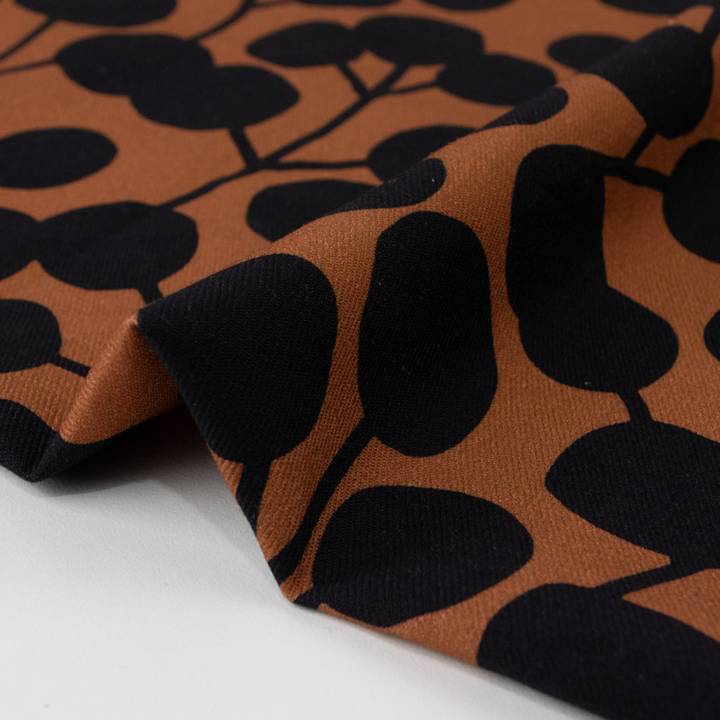 Jennifer Bouron - Cotton Viscose Twill - Ivy Brown - 80cm piece