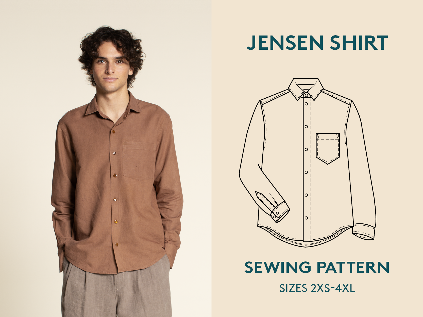 Jensen Shirt - Sewing Pattern | Wardrobe By Me