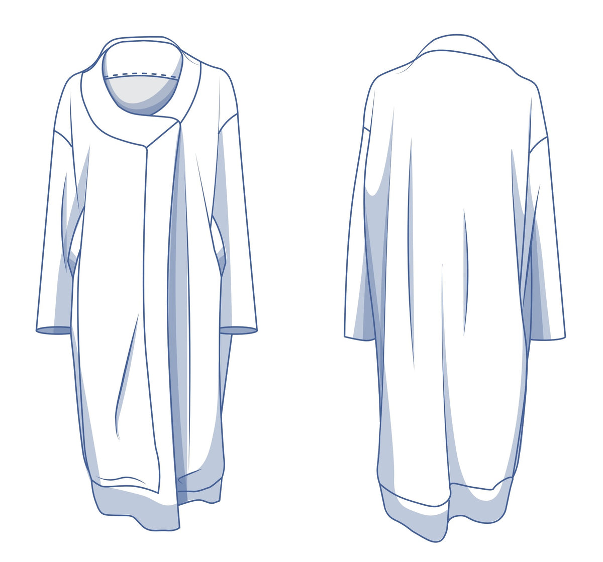 PDF Pattern - Jerom Coat | Fibre Mood